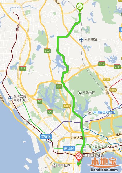 深圳247路公交车路线图,46路公交车路线路线图 深圳公交高快巴士24号线运营时间票价站点