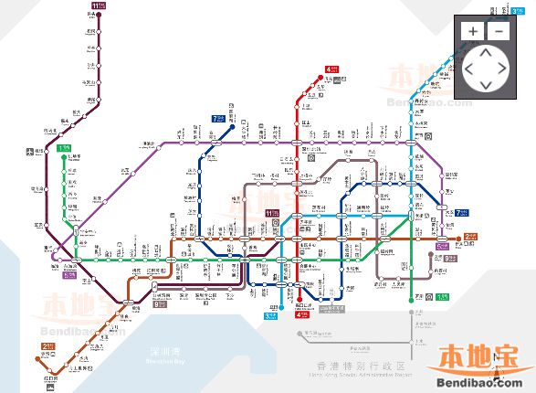 深圳地铁规划线路图(最新)