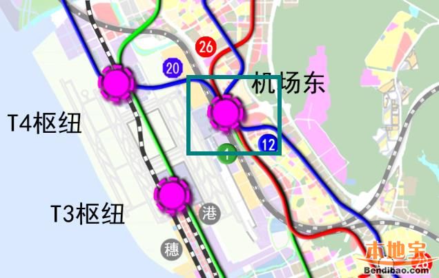深圳机场东高铁站2018年拟建 4条地铁接入成