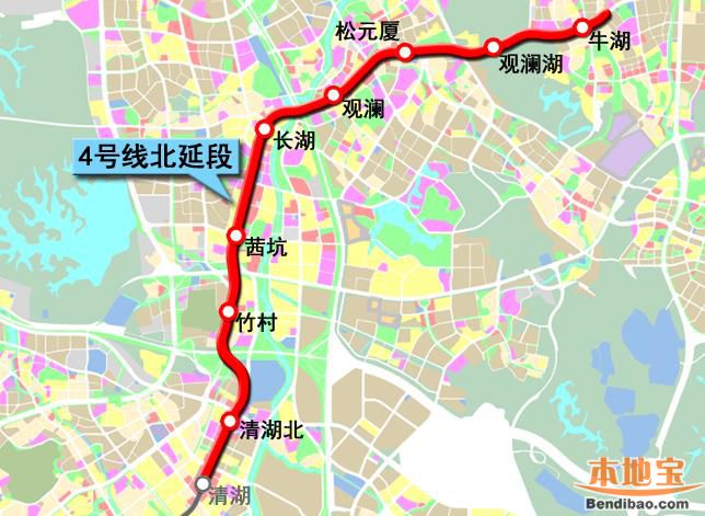 深圳地铁4号线三期工程最新进展汇总(各站+重