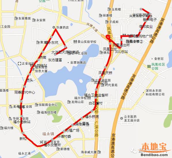 深圳公交新线m514路开通(服务时间 线路图 站点)