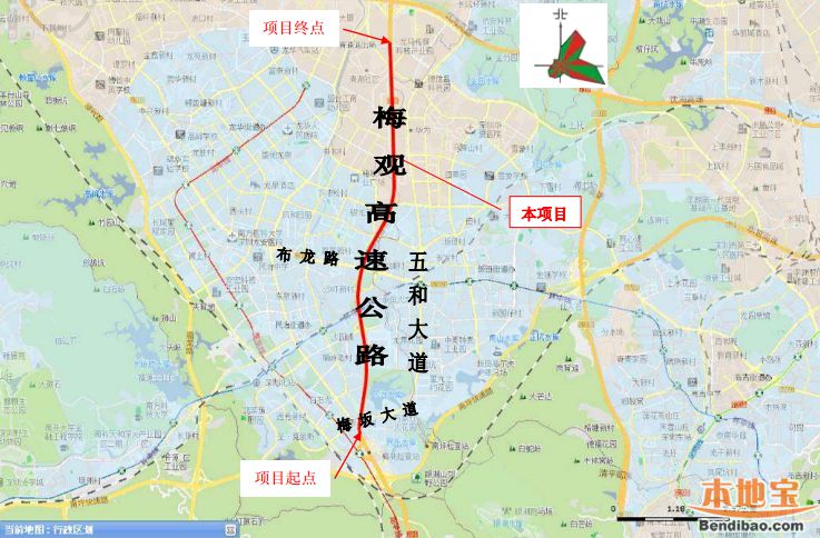 梅观高速清湖南段环评二次公示 将改造为8车道