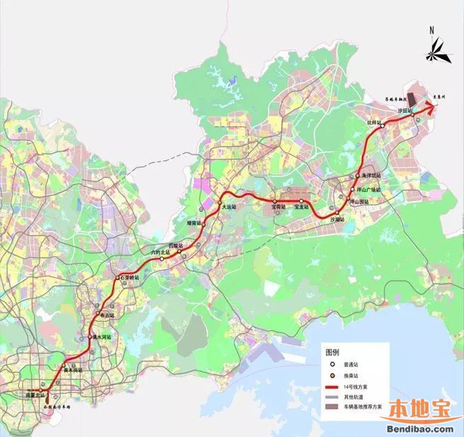 深圳地铁14号线首个站点施工用地移交 南湾段即将开建           2018图片