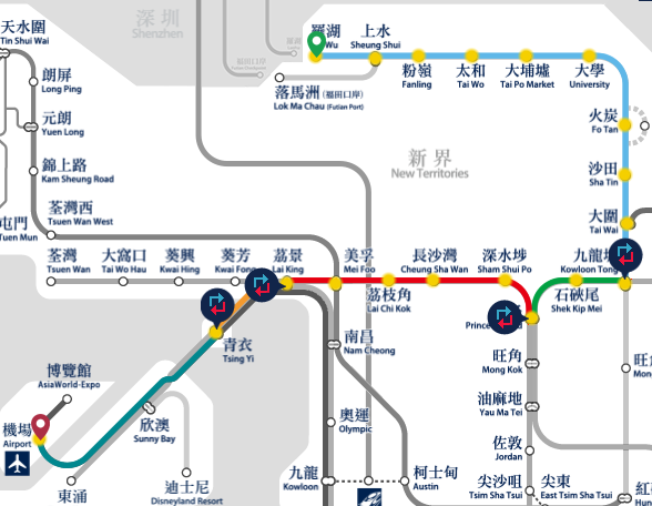 罗湖口岸到香港机场怎么去?乘坐地铁要多久?