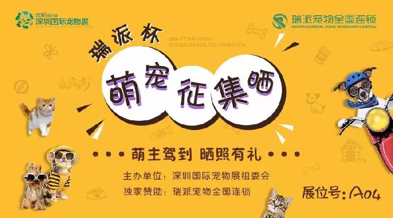 深圳宠物展精彩活动盘点2018铲屎官们的年度盛会