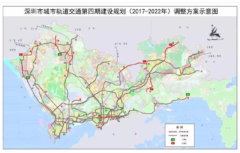 2019深圳17条在建地铁一览（线路图 站点 最新进展）