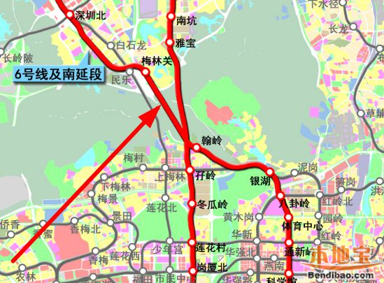 深圳地铁6号线开通时间:明年5月全线通车