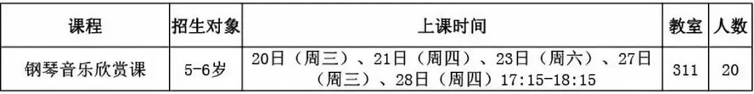 宝安青少年宫公益课堂报名时间、方式、课程安排