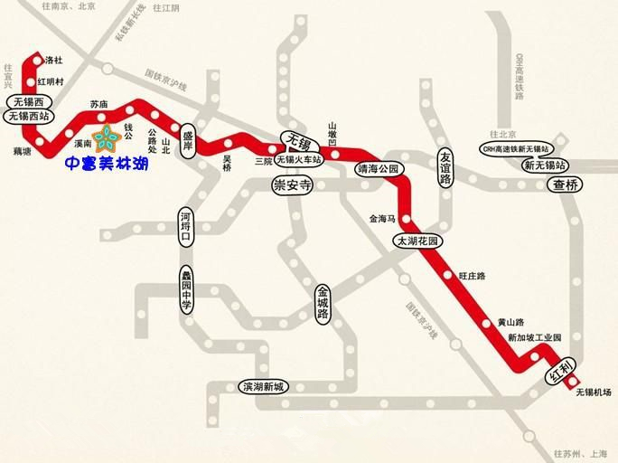 无锡地铁3号线最新线路