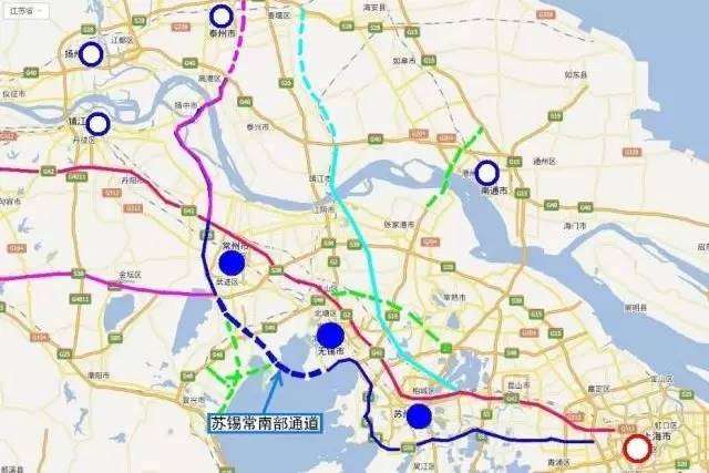 苏锡常南部高速公路简介走向规划图好处