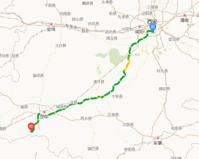 5公里   途径: g5京昆高速 g85银昆高速 黄庙路   自驾线路图:   自驾