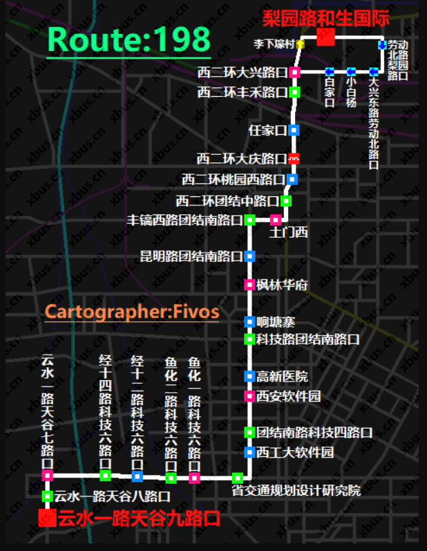 西安198路公交开通了吗