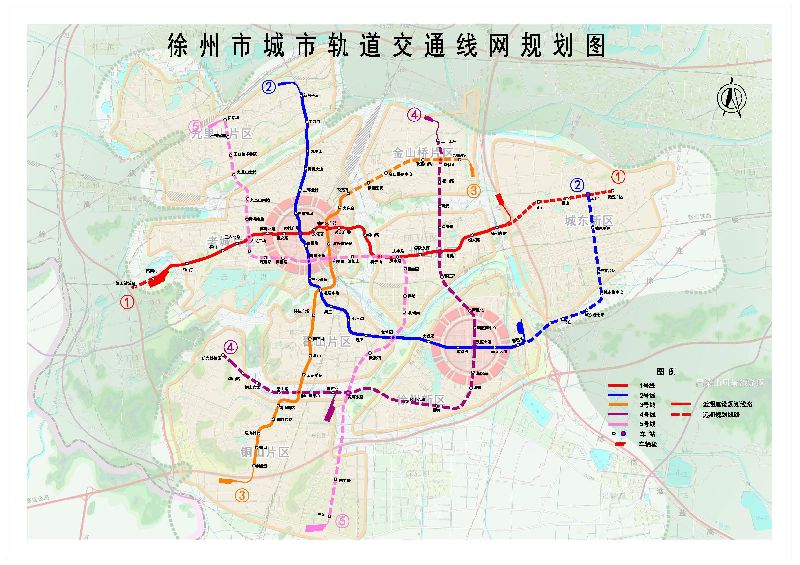 徐州地铁2号线线路图和规划