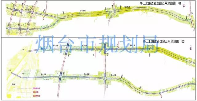 烟台塔山南路途径路段