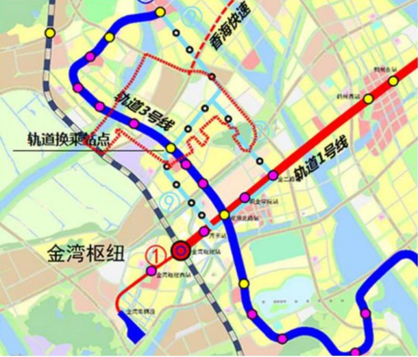 珠海南屏片区规划获批 3条地铁线路拟定走向曝光