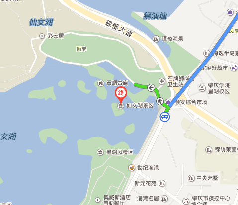 肇庆火车站到肇庆仙女湖景区怎么走