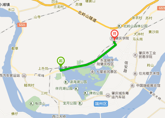 肇庆火车站到肇庆学院怎么走