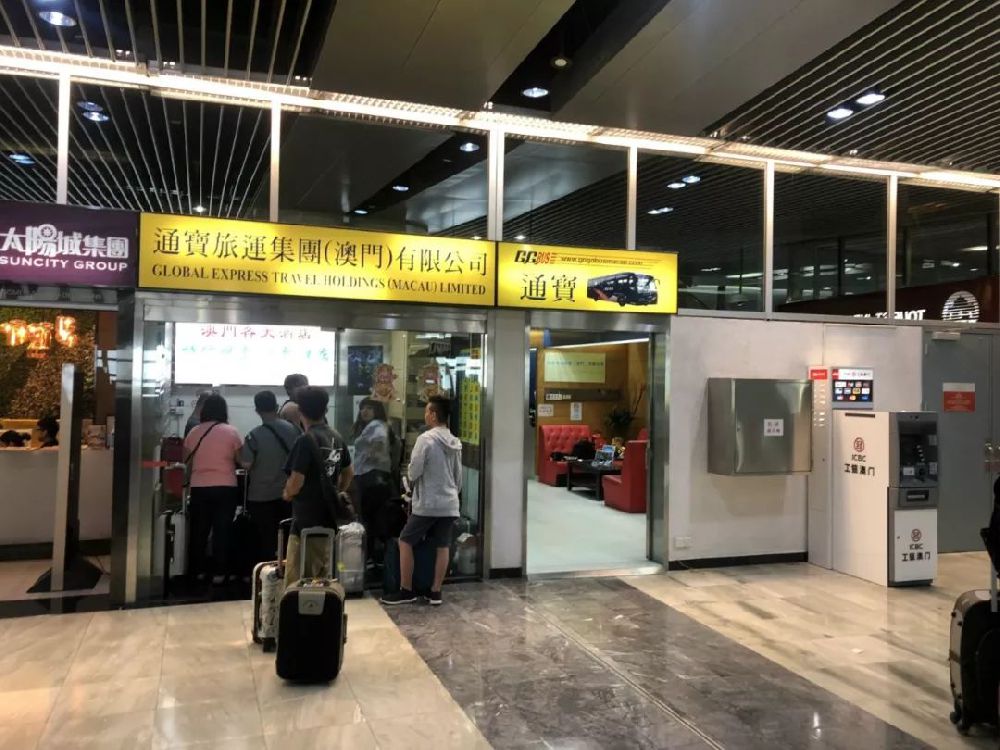 中山候机口到澳门机场大巴上车点