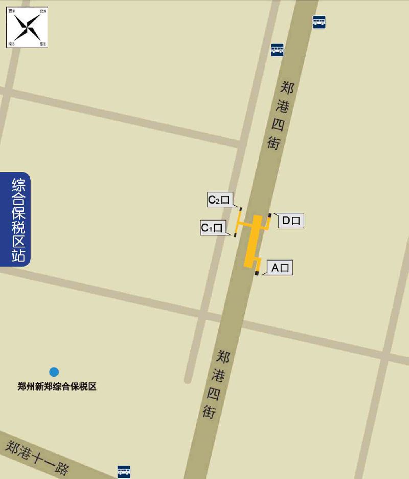 郑州地铁综合保税区站出入口有哪些（附接驳公交+热门地标）