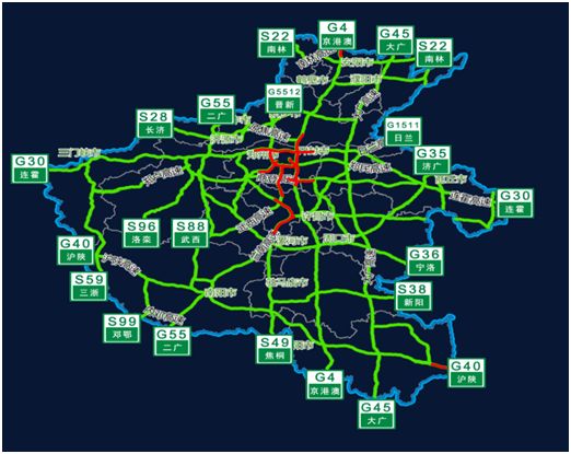 2019年春节河南省高速高峰时段和路段