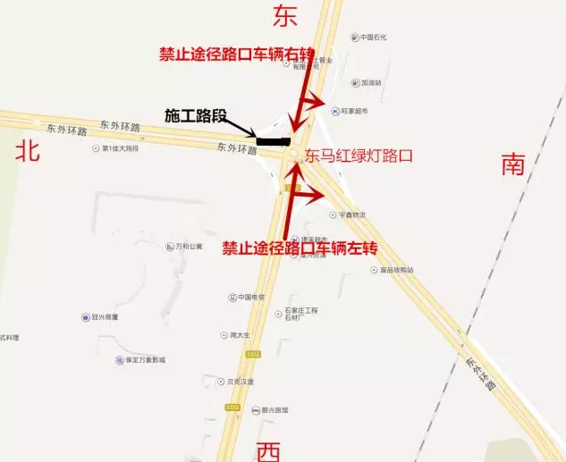 保定滿城禁行的施工道路 繞行路線(附限行區域圖)