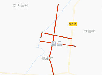 2021蠡县限行路段地图图片