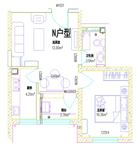 通州光機電公租房項目戶型圖