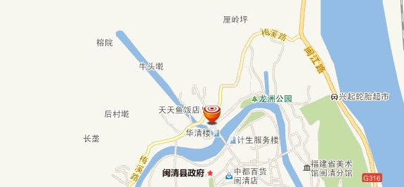 闽清县乡镇地图图片