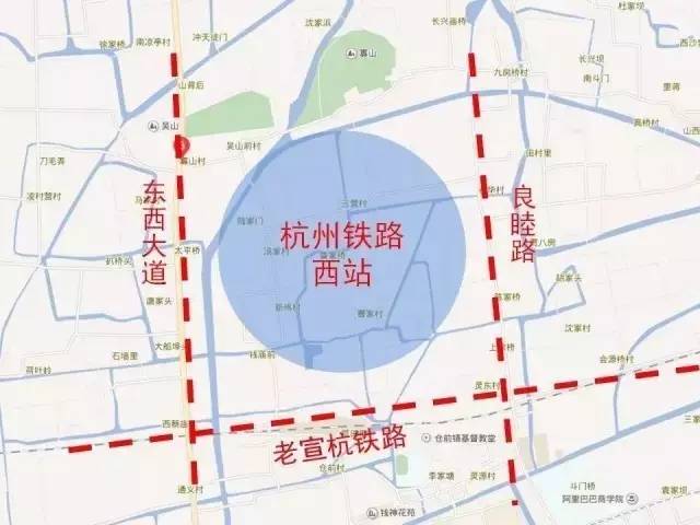 鄭州,西安;向東接入滬乍杭鐵路通往上海浦東;向南接入杭溫高鐵到溫州