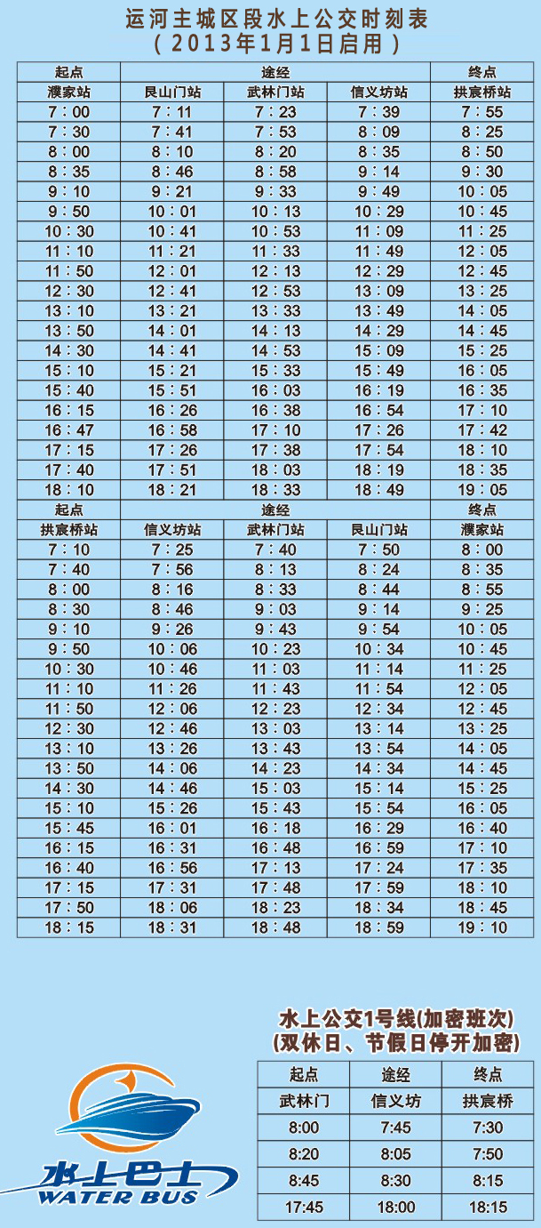 行在運河2018杭州京杭大運河交通指南附路線組圖