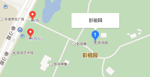 徐州彭祖园地图图片
