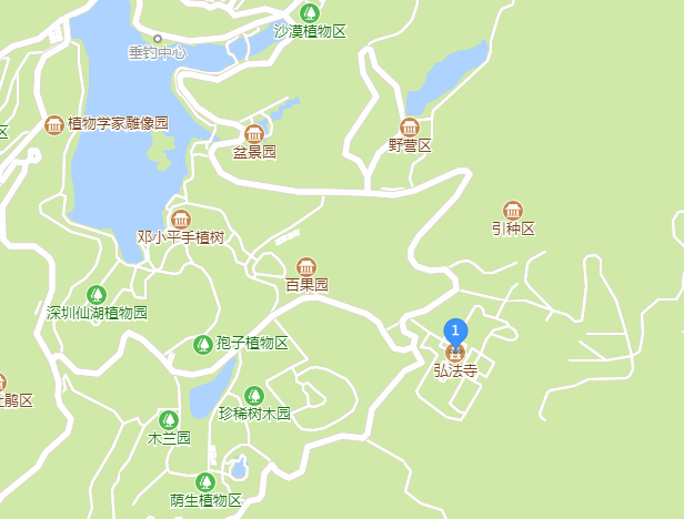 深圳弘法寺平面图图片