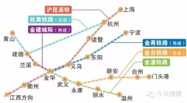 金建高铁线路图图片