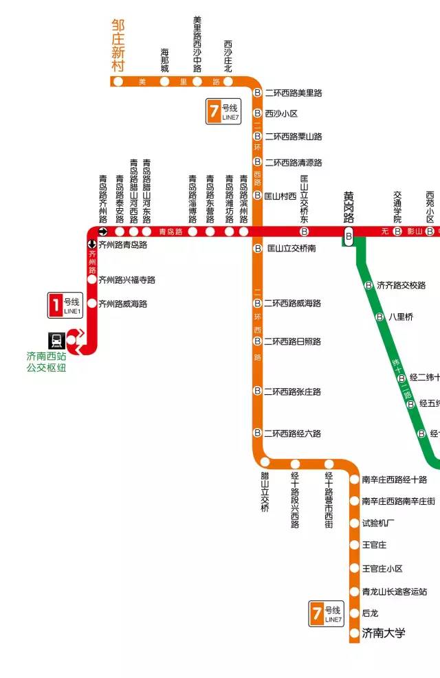 济南公交brt线路图图片