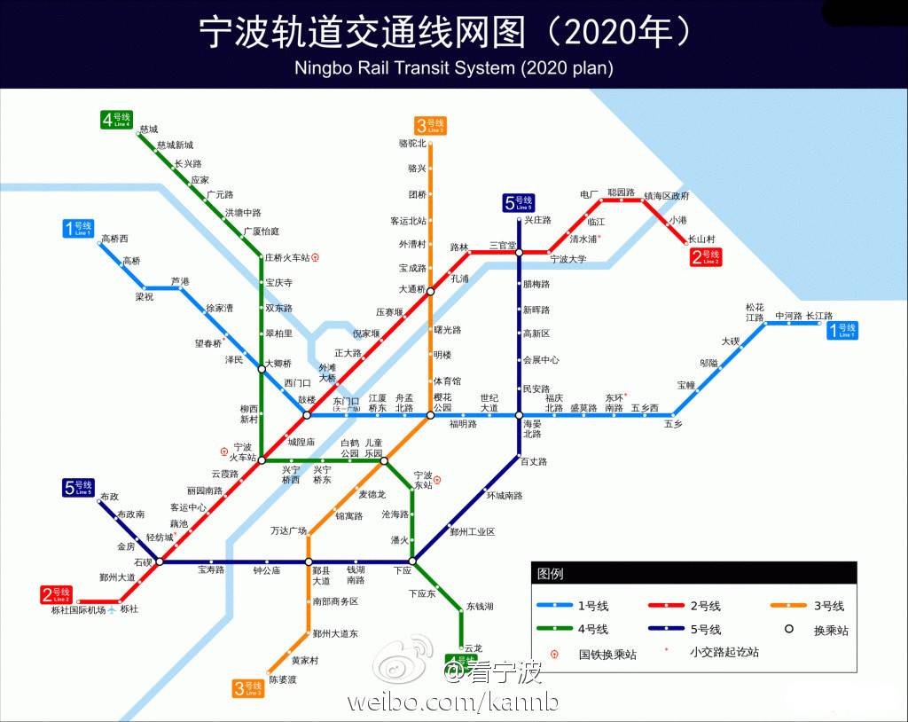 宁波地铁3号线线路图