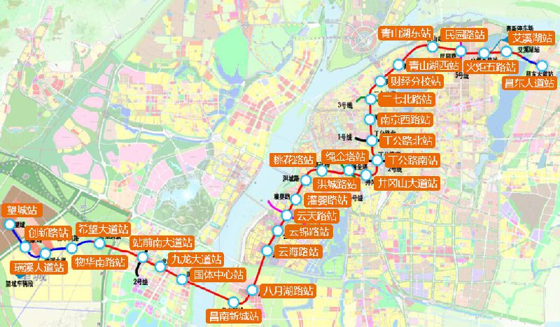 南昌地铁4号线线路图站点开通时间全指南