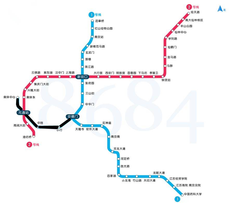 南京1号线地铁线路图图片