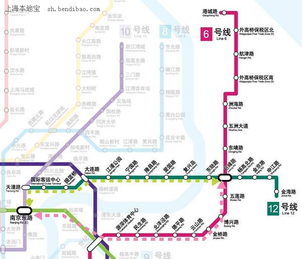 上海地铁12号线 16号线12月29日起载客试运营- 上海本地宝