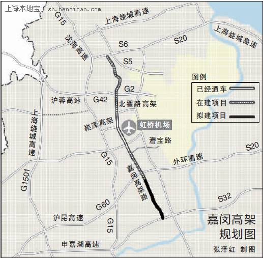 松江高架规划图片