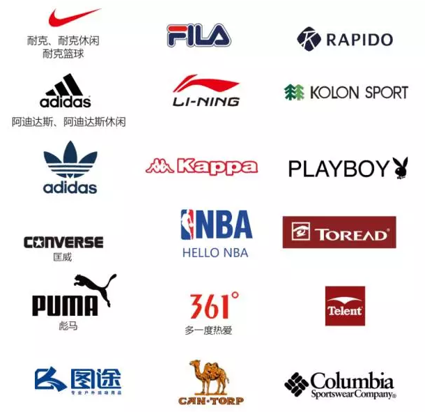 运动服品牌排行榜图标图片