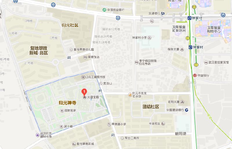 归元禅寺地图图片