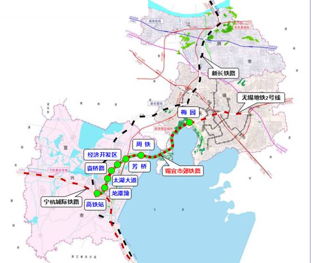 无锡宜兴s2号线线路图图片