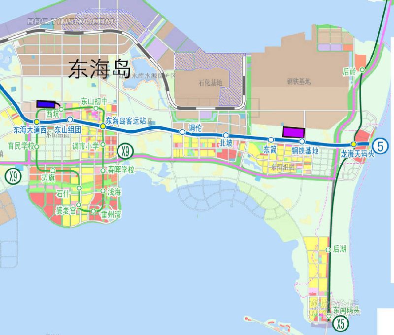 湛江地鐵5號線規劃圖