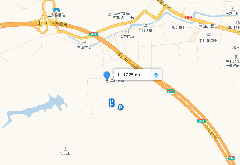 泉林山庄地图图片